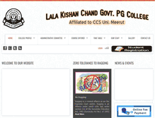 Tablet Screenshot of lkcgdegreecollegegangoh.com